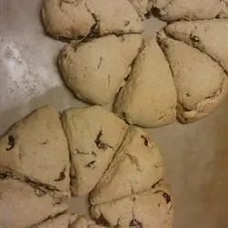 Cranberry Eggnog Scones