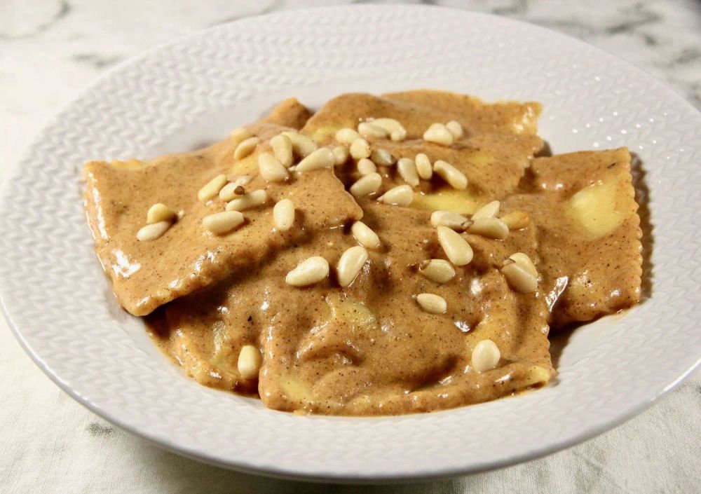 Cheesy Pumpkin Ravioli