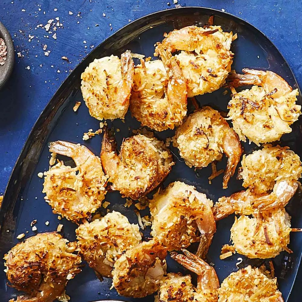 Keto Fried Coconut Shrimp