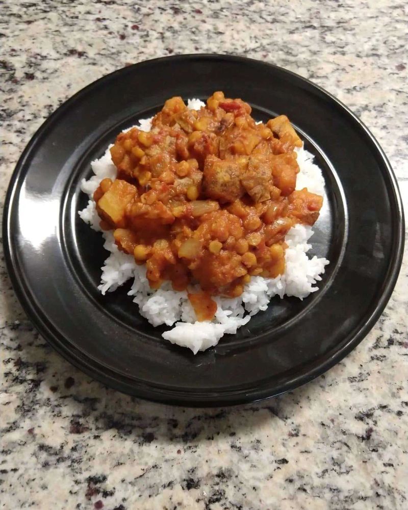 One-Pot Vegan Potato Lentil Curry