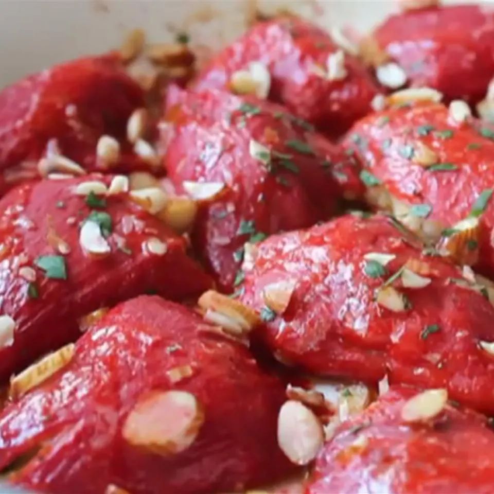 Sausage-Stuffed Piquillo Peppers