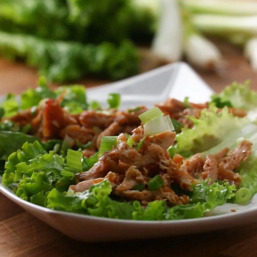 Teriyaki Chicken Lettuce Wraps