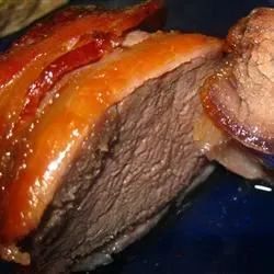 Bacon-Wrapped Venison Tenderloin