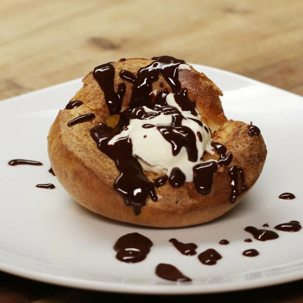 Yorkshire Pudding Profiteroles