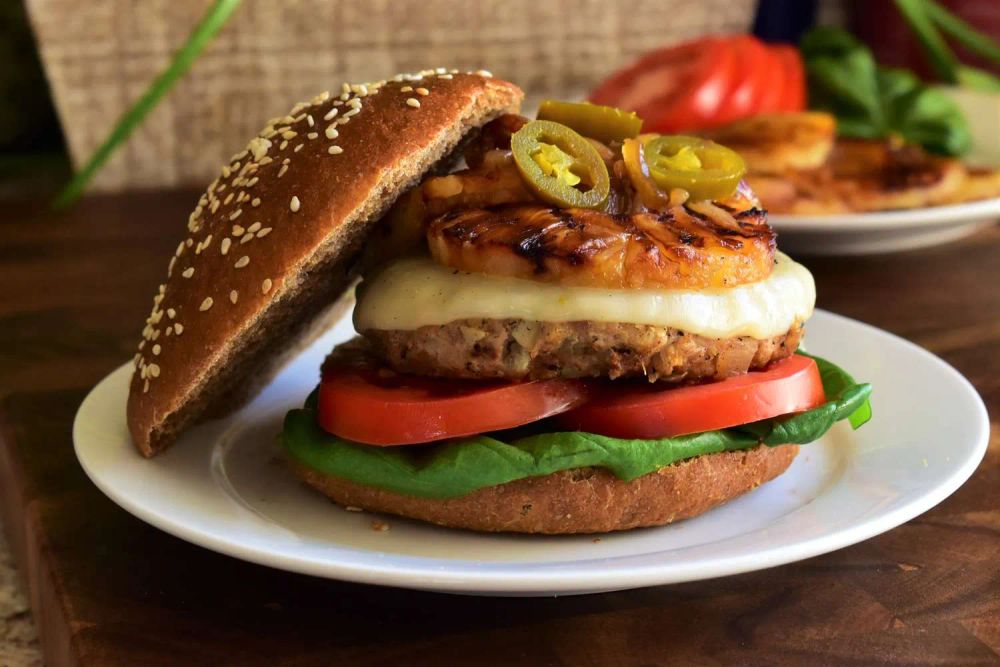 Jo's Hawaiian Chicken Burgers