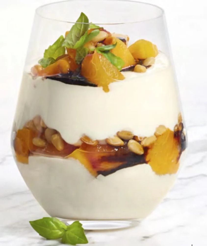 Savory Peach Parfait