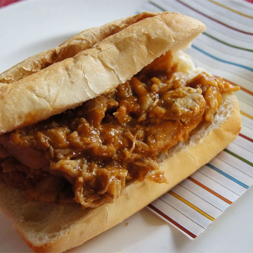 Bourbon Mango Pulled Pork