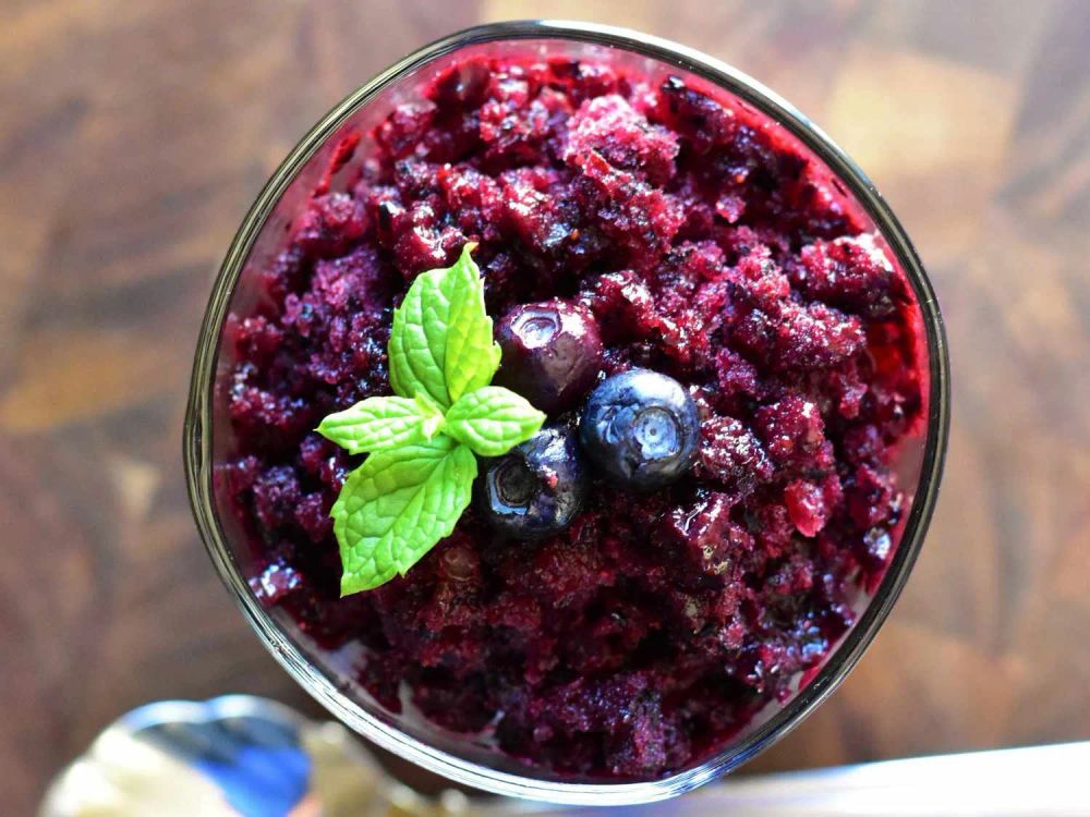 Blueberry Granita