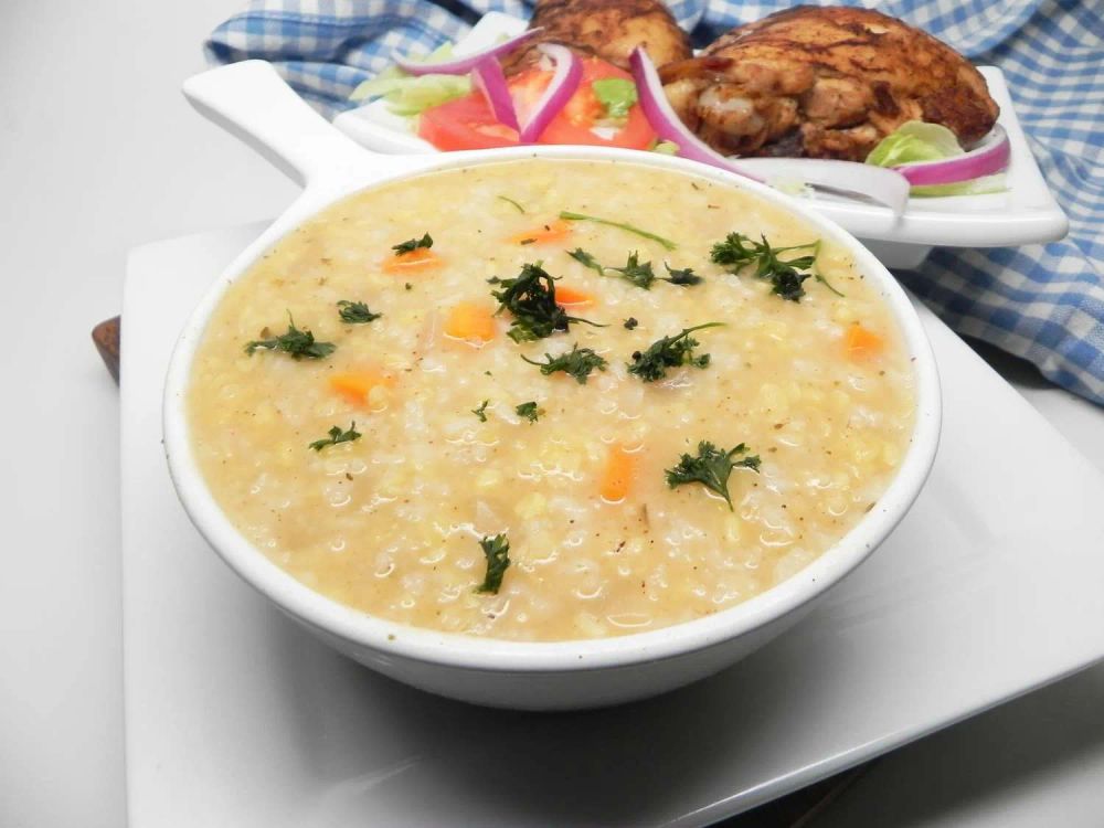 Instant Pot® Lentil and Rice Soup