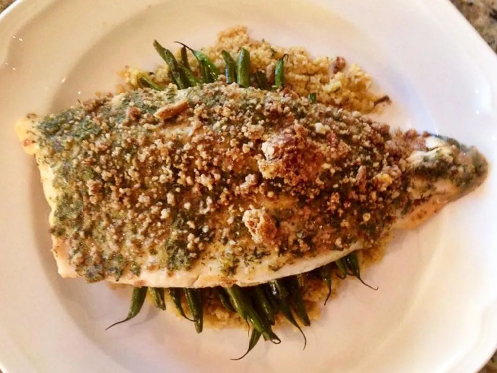 Pecan-Crusted Trout