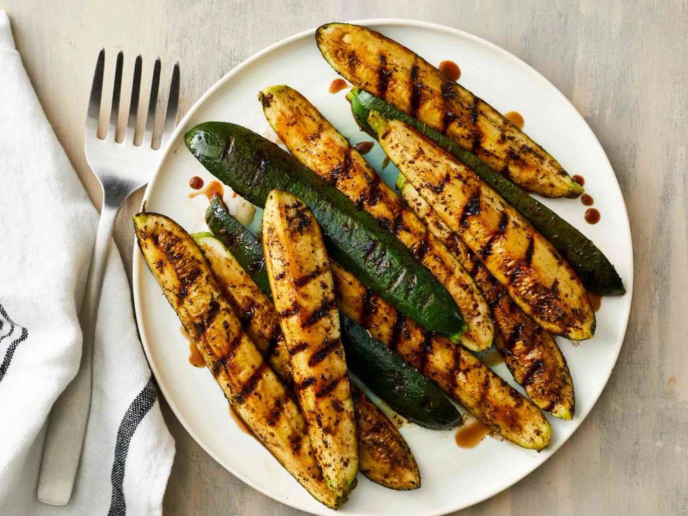 Balsamic Grilled Zucchini