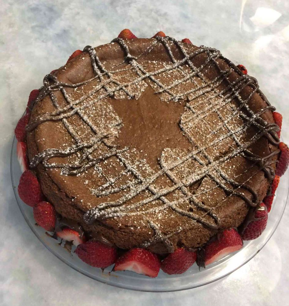 Passover Chocolate Cheesecake