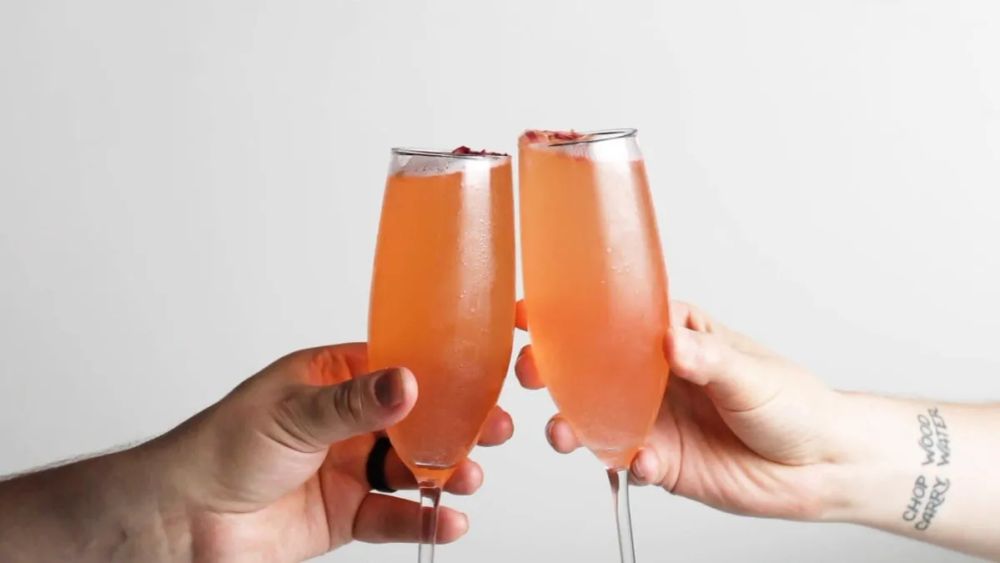 Sparkling Rose Cocktail