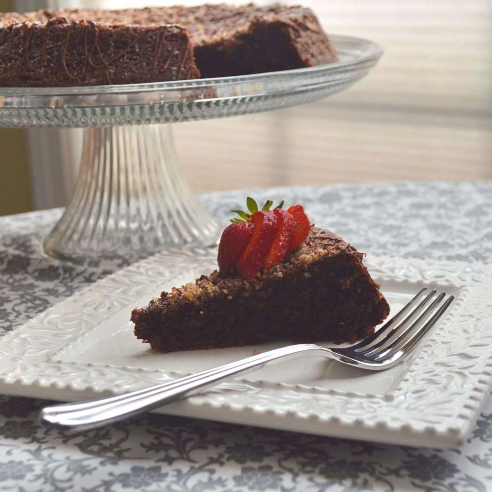 Torta Caprese con le Noci (Italian Chocolate Cake)