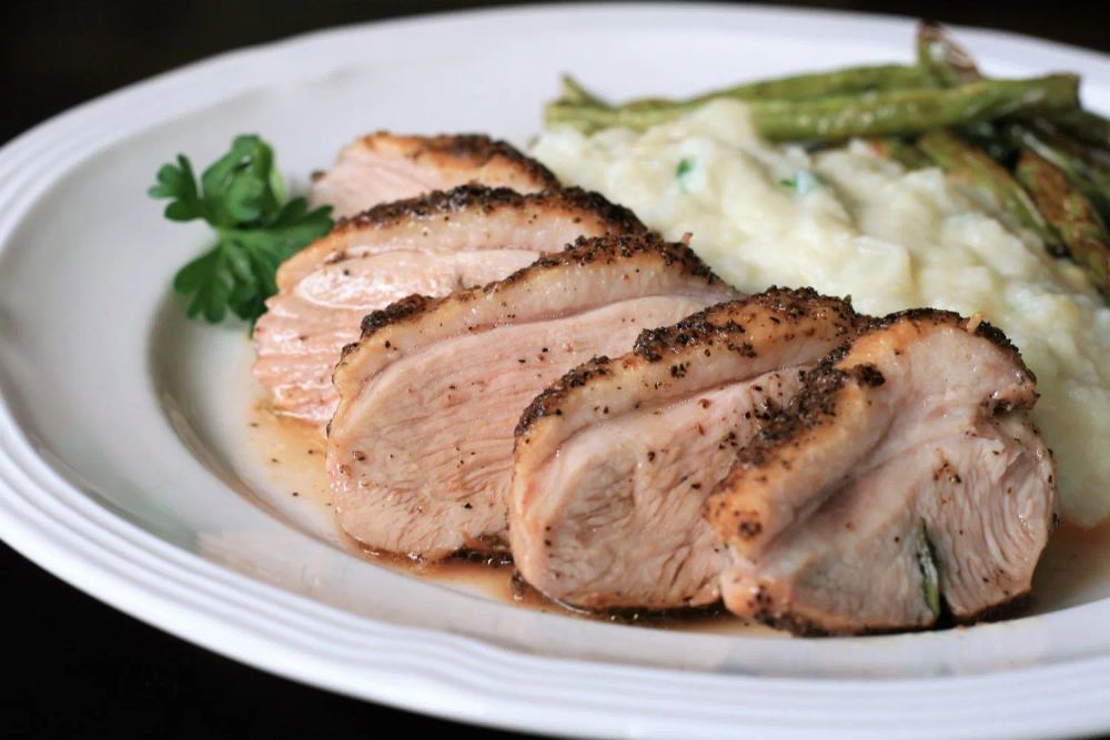 Garlic Roasted Duck Breast