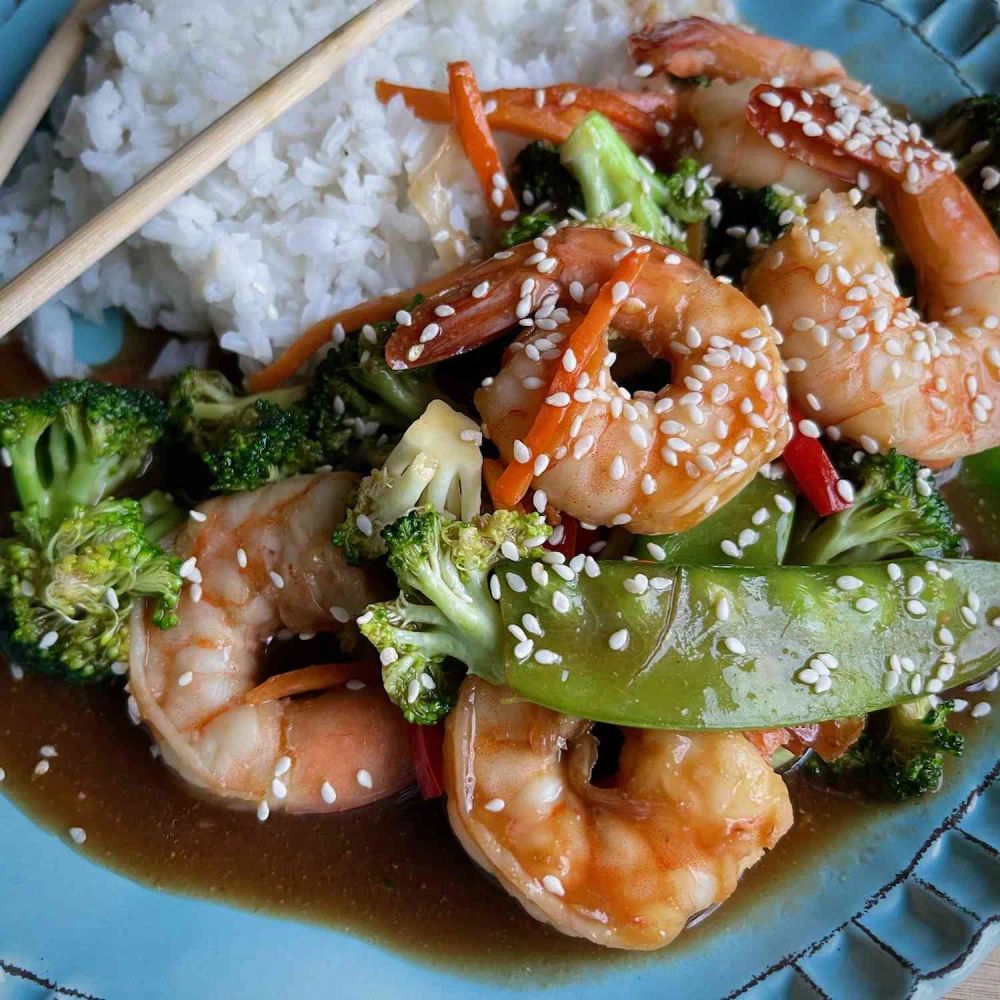 Shrimp and Broccoli Stir-Fry