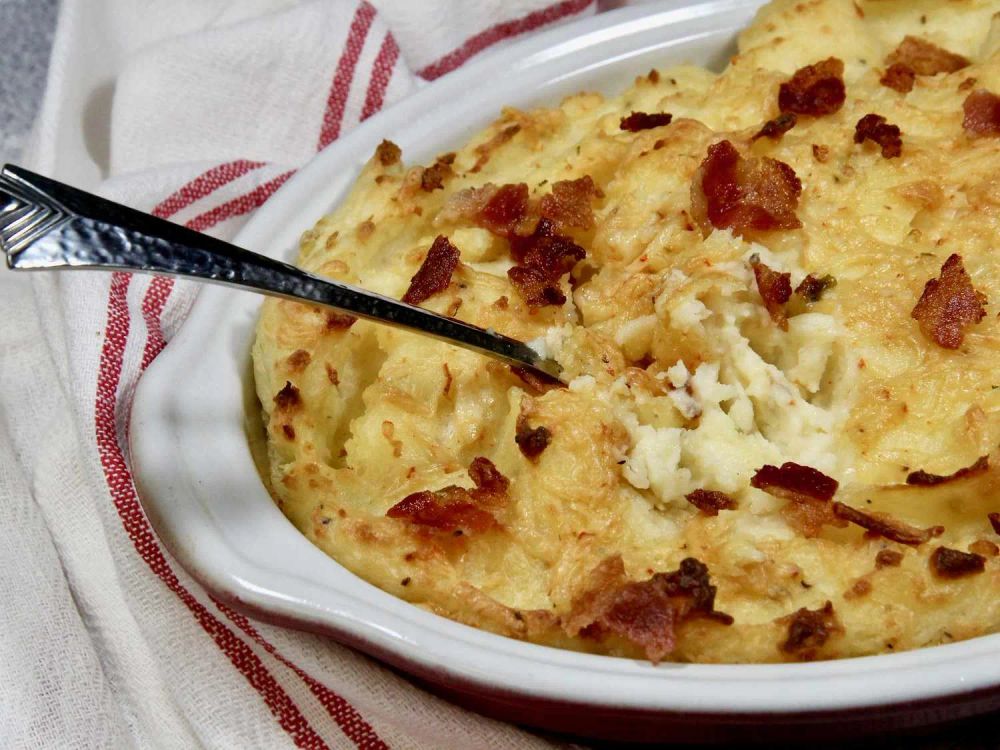 Twice-Baked Mashed Potatoes