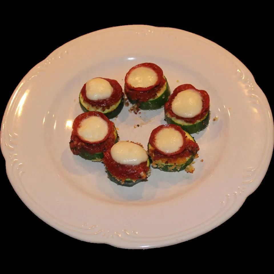 Breaded Zucchini Pizza Bites