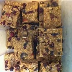 Peanut Butter Trail Mix Bars