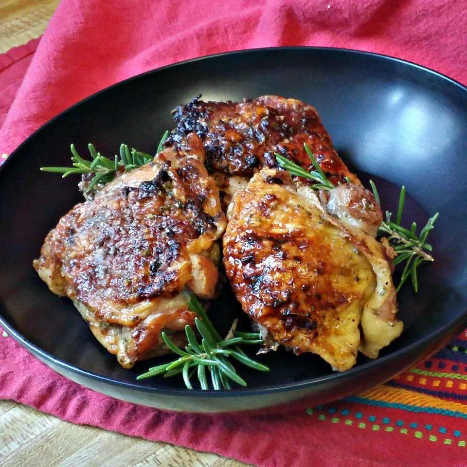 Honey Garlic Chicken with Rosemary