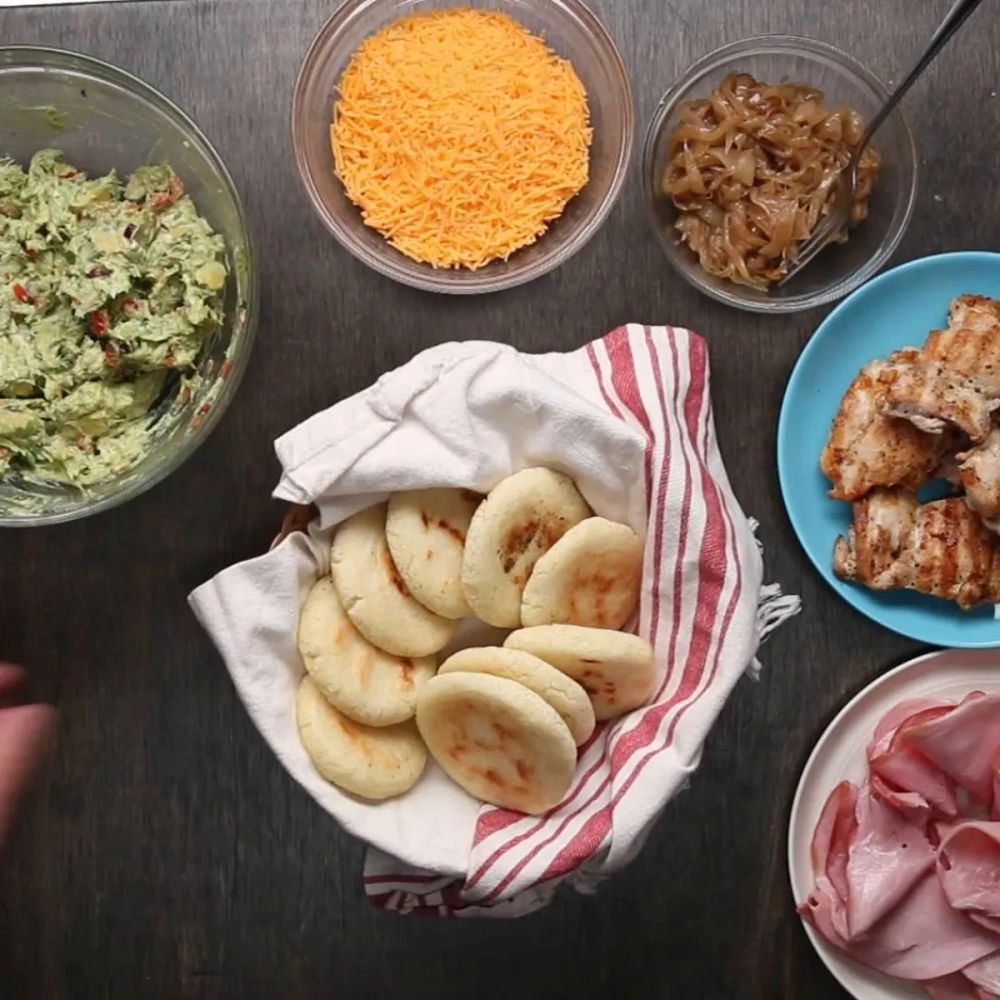 Family Arepas As Made By Cesar