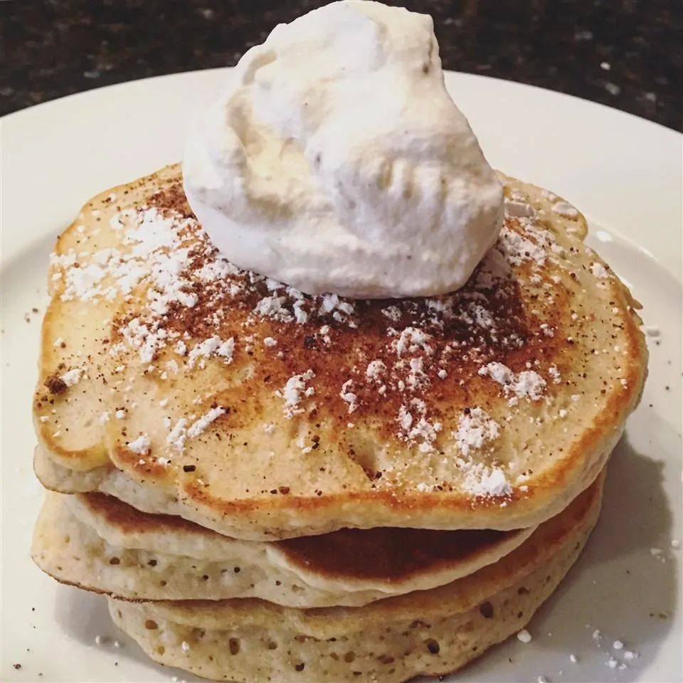 Easy Eggnog Pancakes