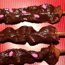 Chocolate-Covered Bacon Strips