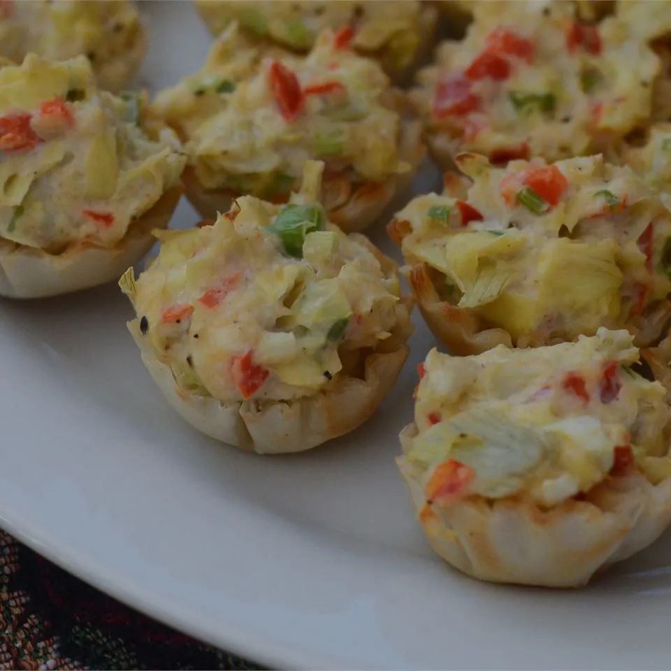 Crab and Artichoke Tarts