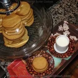 School Cafeteria Peanut Butter Cookies