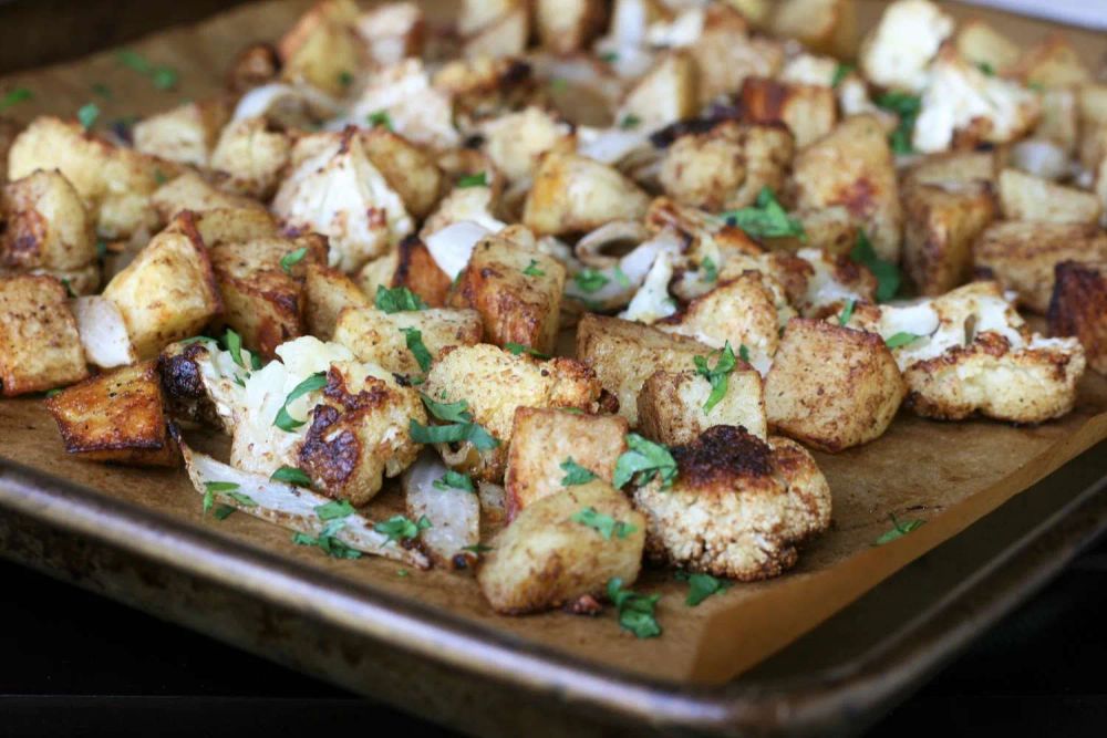 Roasted Indian-Spiced Vegetables