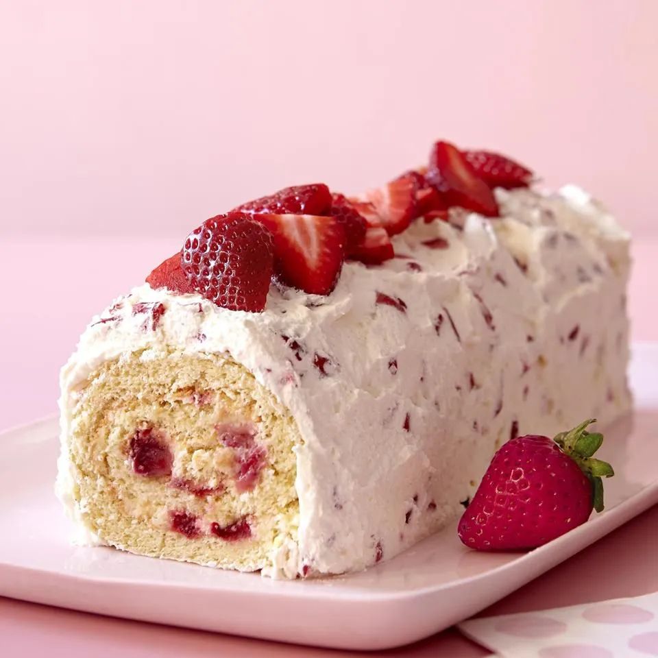 Strawberry Cream Roll