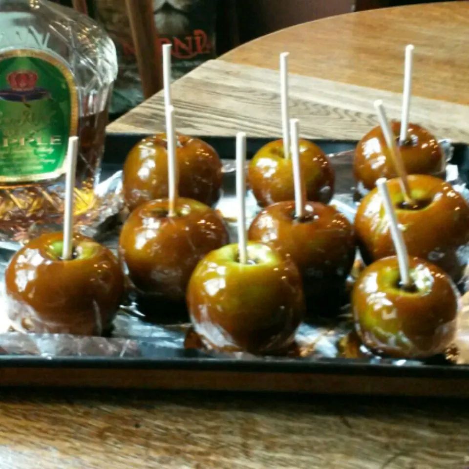 Bourbon Candy Apples