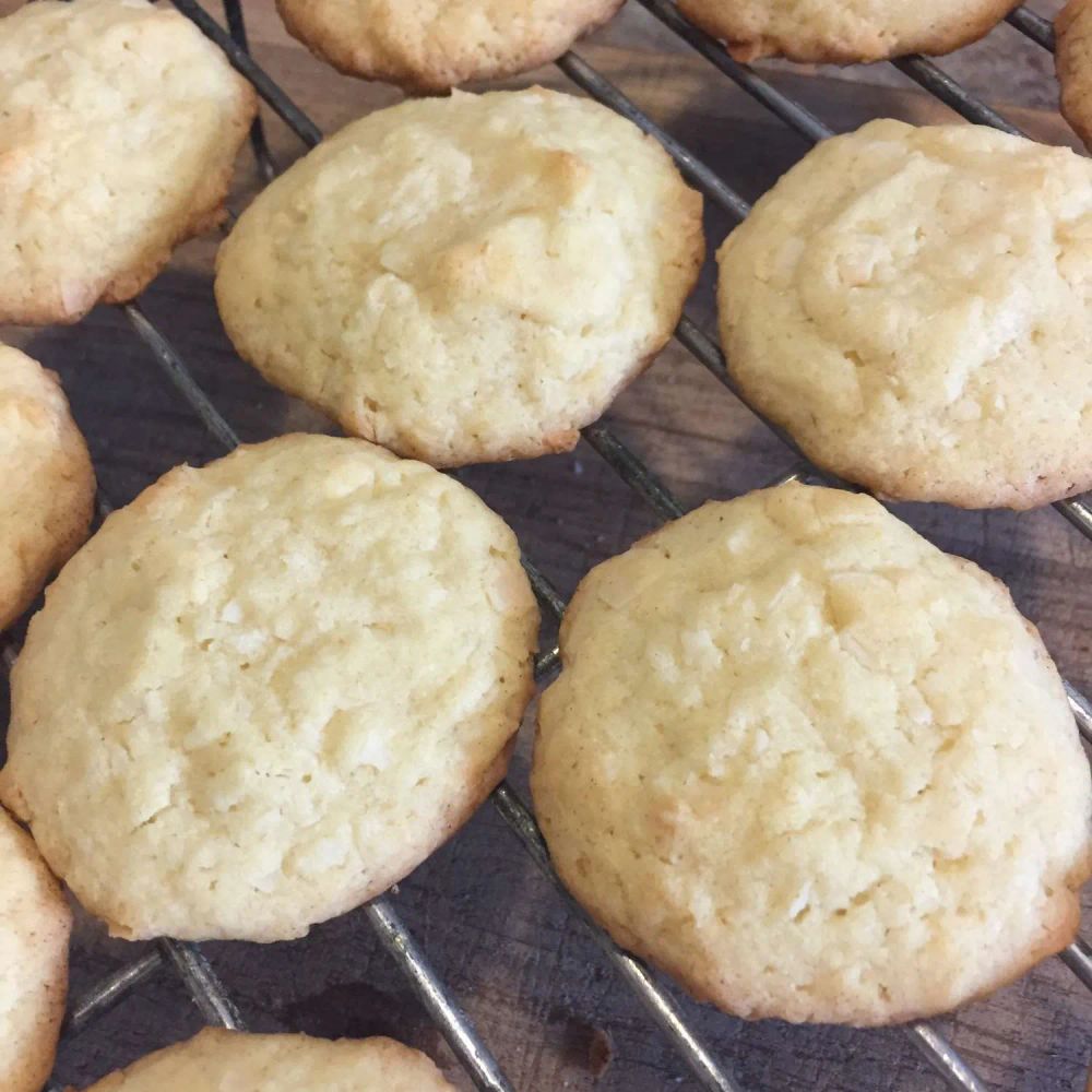 Easy Sweet Coconut Cookies