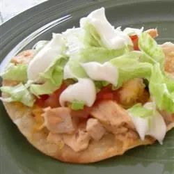 Chipotle Chicken Tostadas