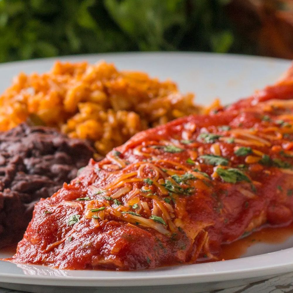 Veggie-Packed Chicken Enchiladas