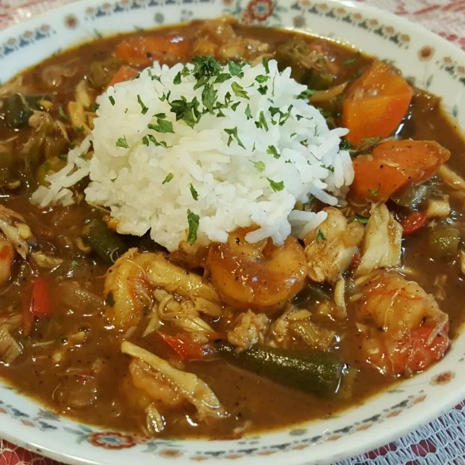 Shrimp and Okra Gumbo