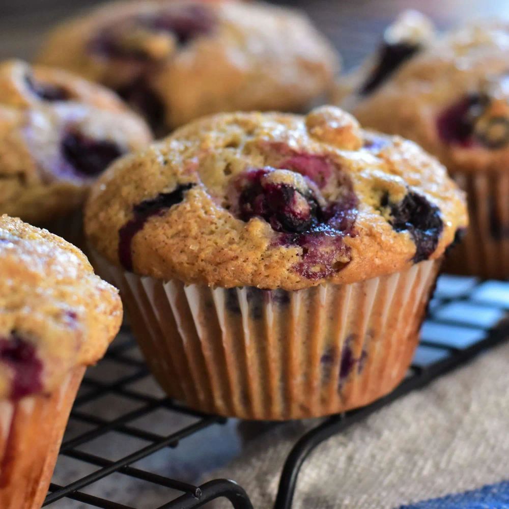 Make-Ahead Blueberry-Cinnamon Muffins