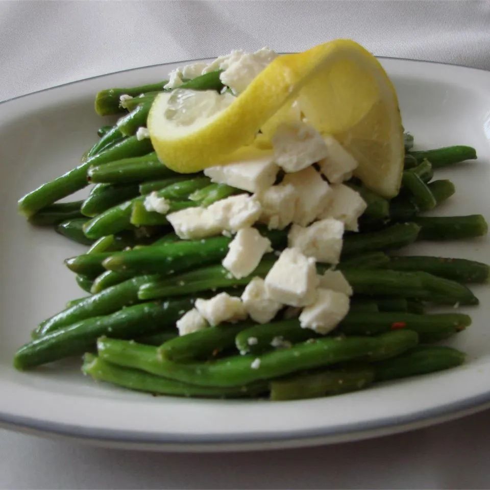 Snow on the Mountain Green Beans