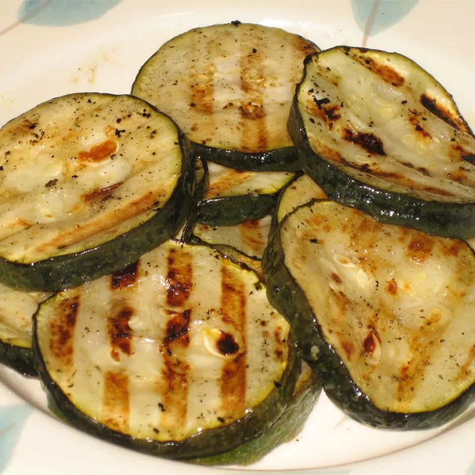 Grilled Sliced Zucchini