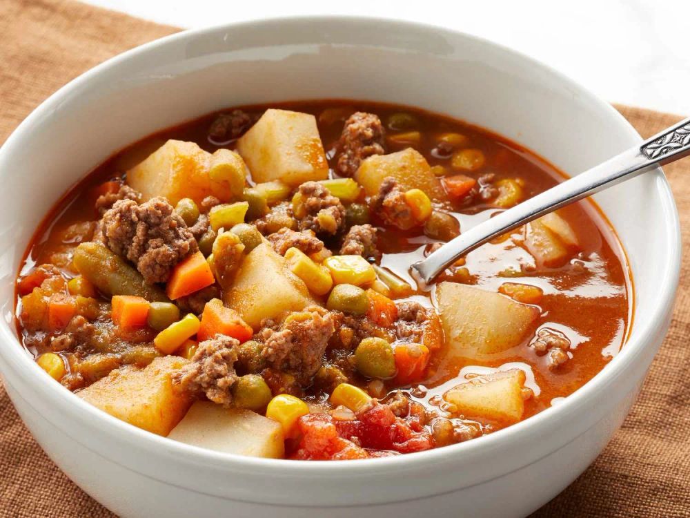 Ground Beef Vegetable Soup