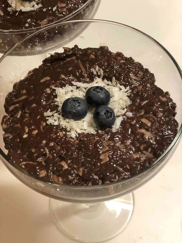 Chocolate-Coconut Chia Pudding