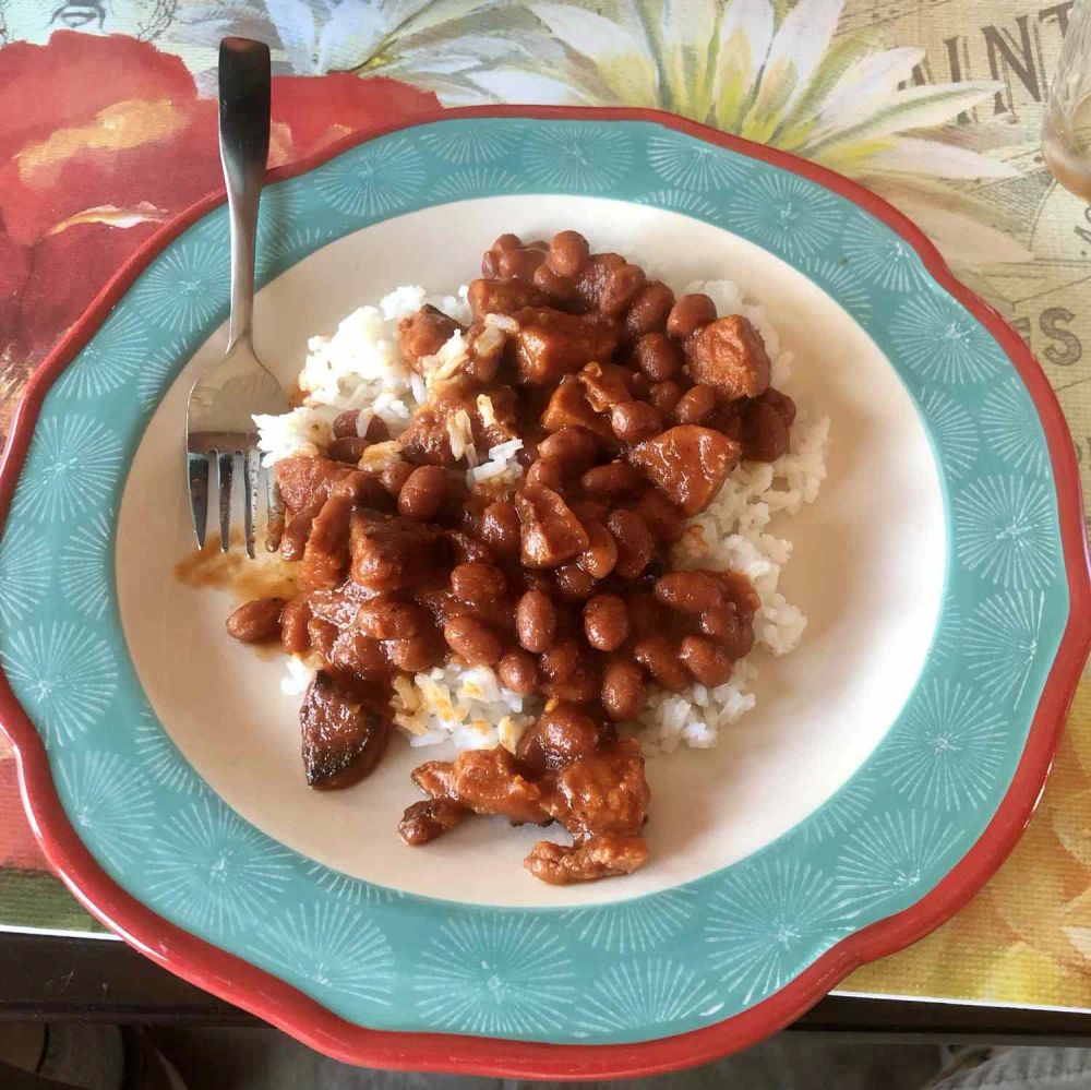 Portuguese Chourico, Beans, and Rice