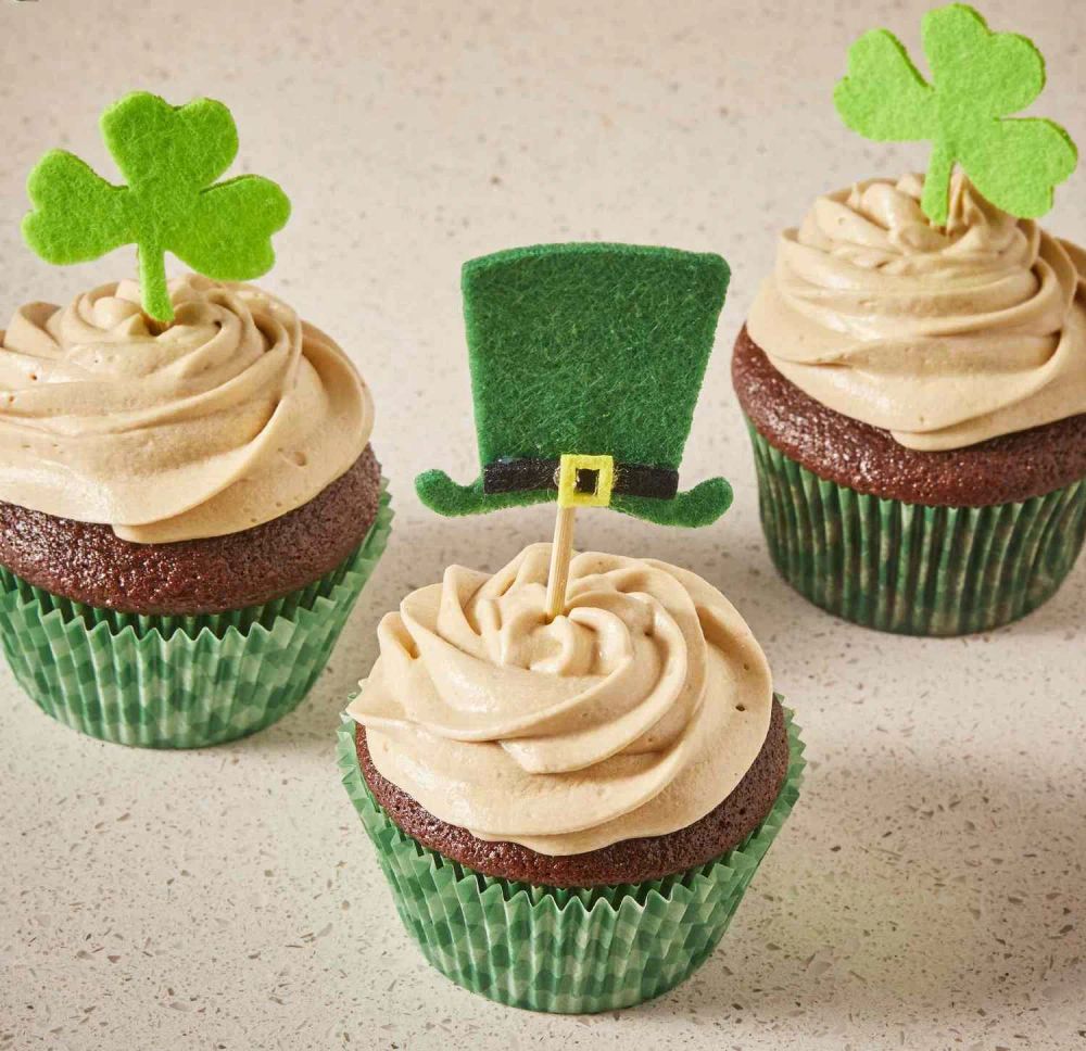 Guinness Cupcakes with Espresso Frosting