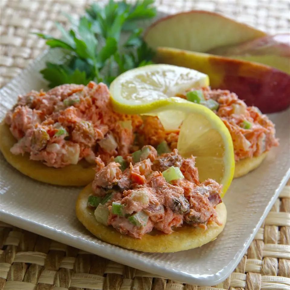 Fruity Red Salmon Salad