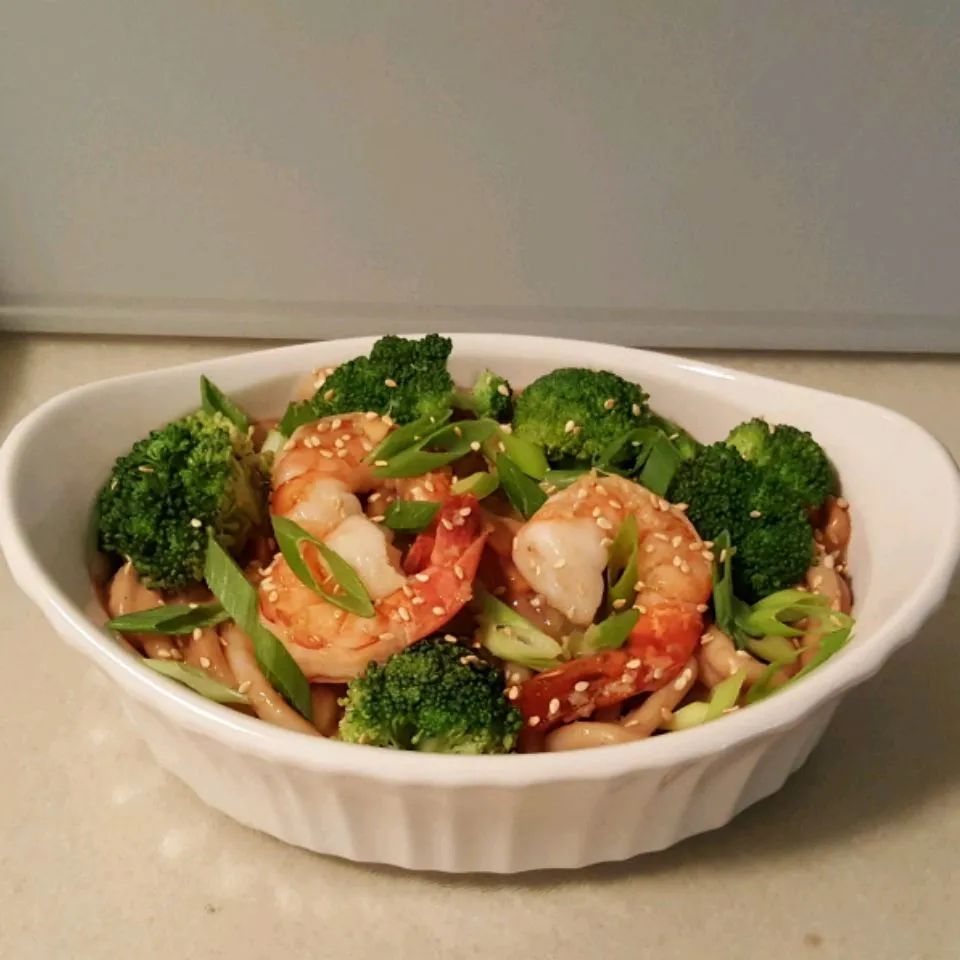 Shrimp and Peanut Butter Noodles