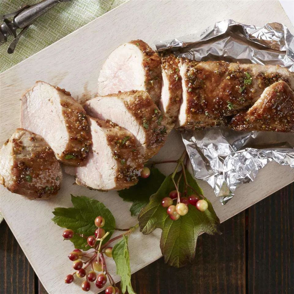 Brown Sugar and Mustard Pork Tenderloin