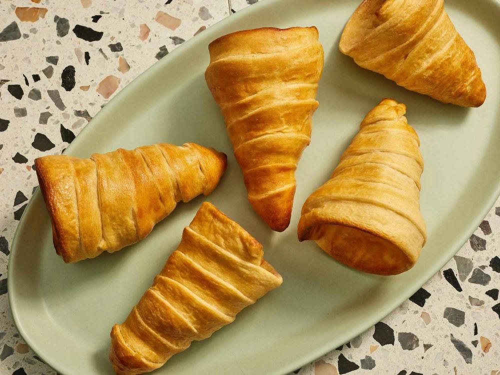 Croissant Ice Cream Cones