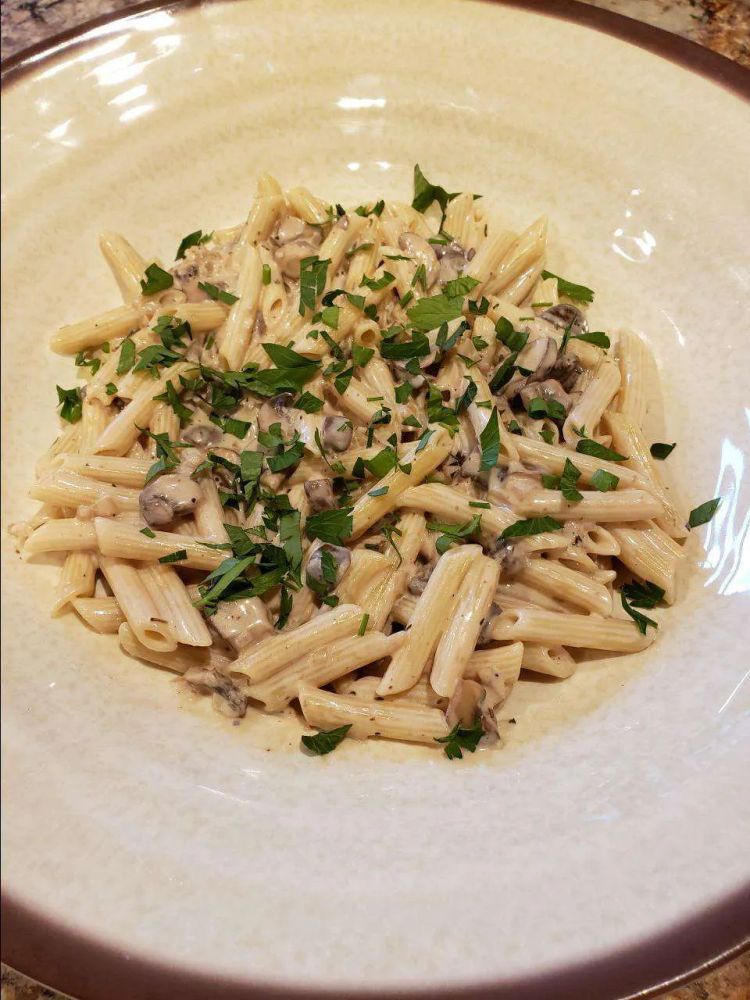 Creamy Mushroom Penne