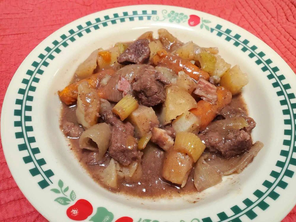 Slow Cooker Beef Stew with Red Wine