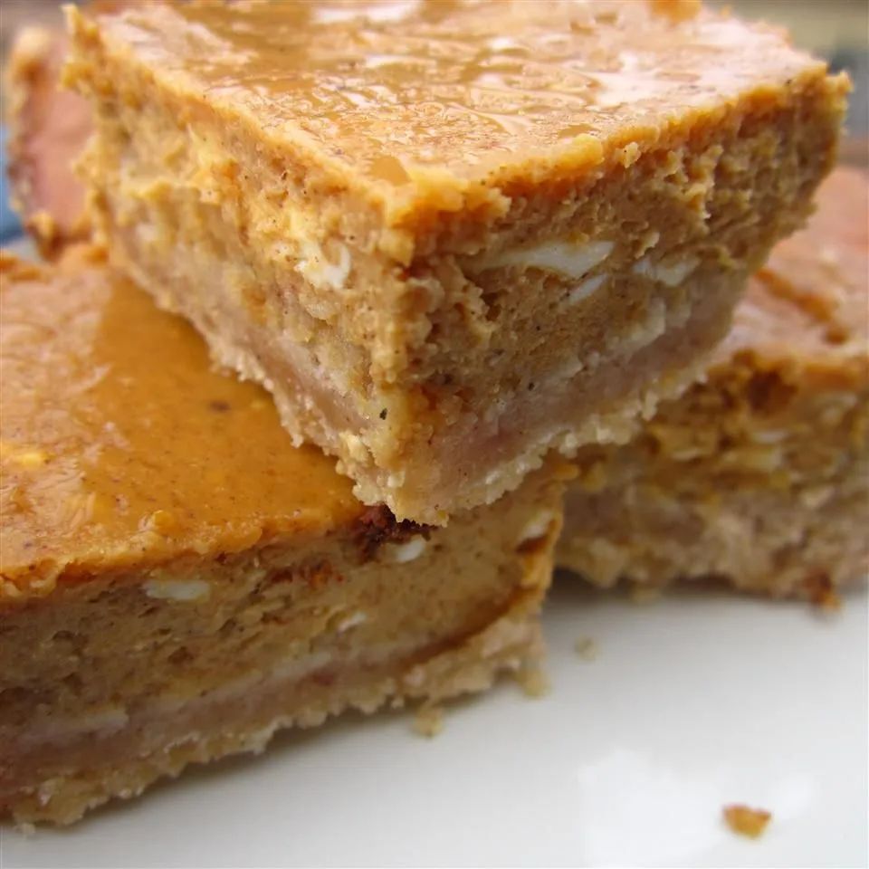 Yummy Pumpkin Cheesecake Bars